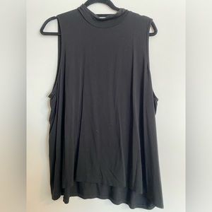 Mock neck tank top